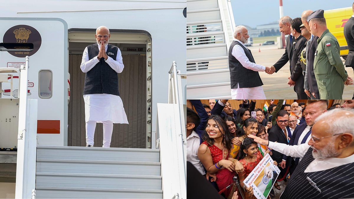 | Photo: X/@narendramodi : PM Modi becomes first Indian PM to Visit Poland In 45 Years 